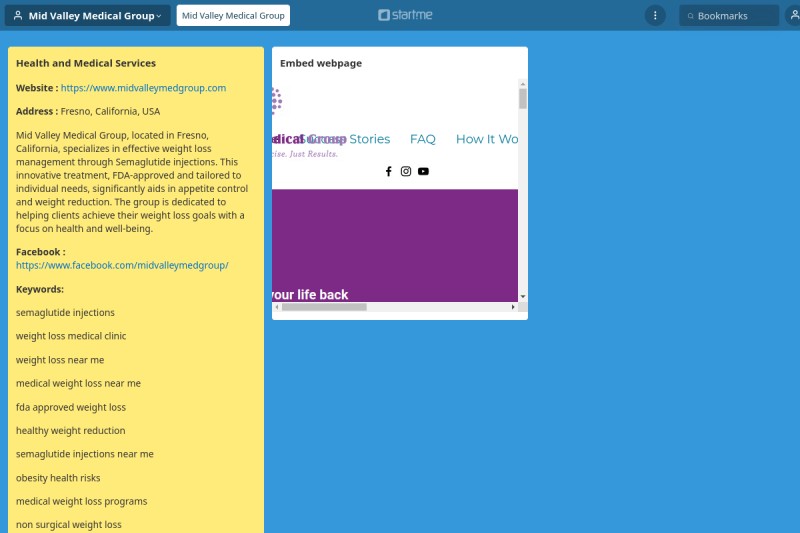 Mid Valley Medical Group start.me