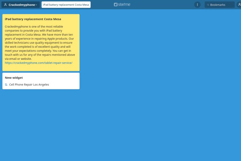 iPad battery replacement Costa Mesa start.me