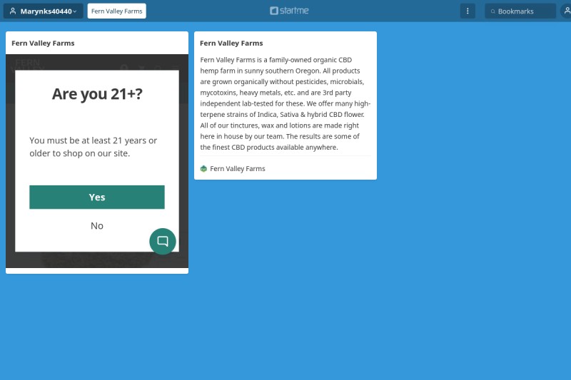 Fern Valley Farms start.me