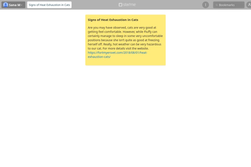 Signs of Heat Exhaustion in Cats start.me