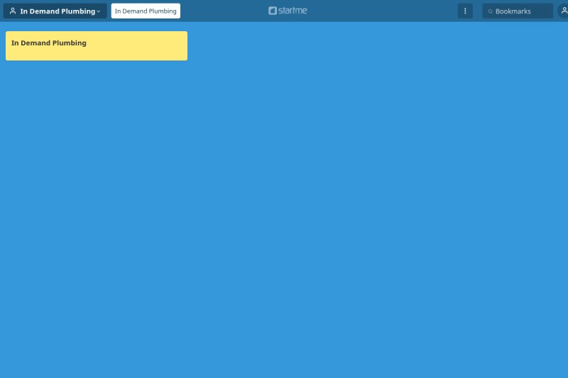 In Demand Plumbing start.me