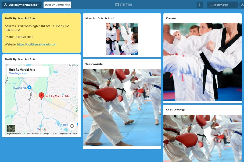 Built By Martial Arts start.me