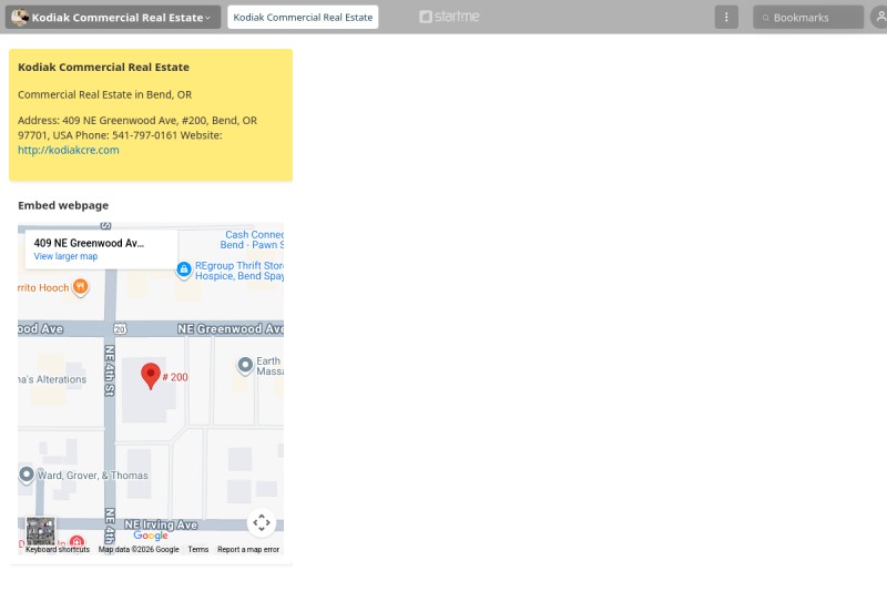 Kodiak Commercial Real Estate start.me