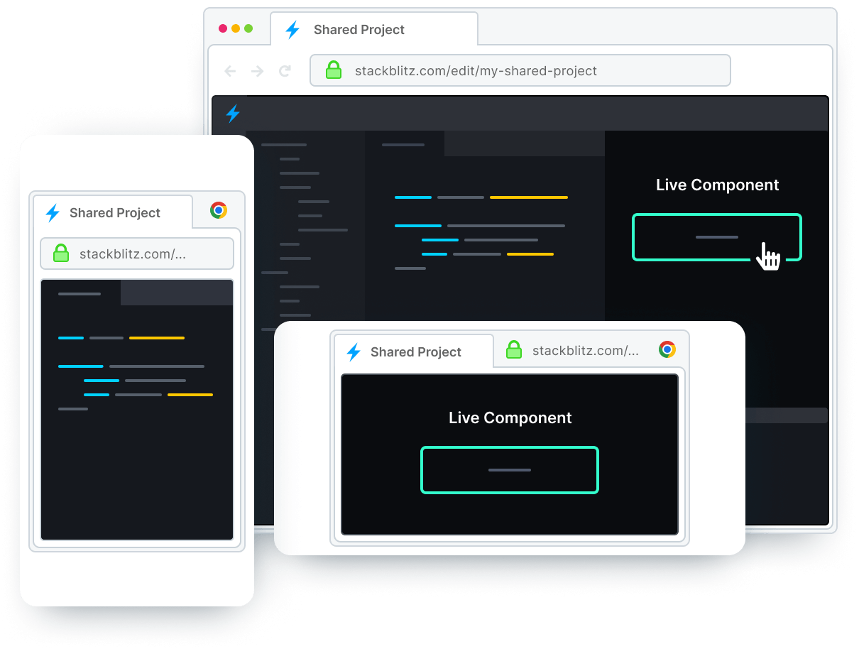 Collaborate between different devices and rapidly prototype with StackBlitz