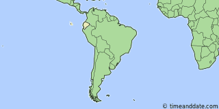 Time Zone & Clock Changes in Santa Clara, Ecuador