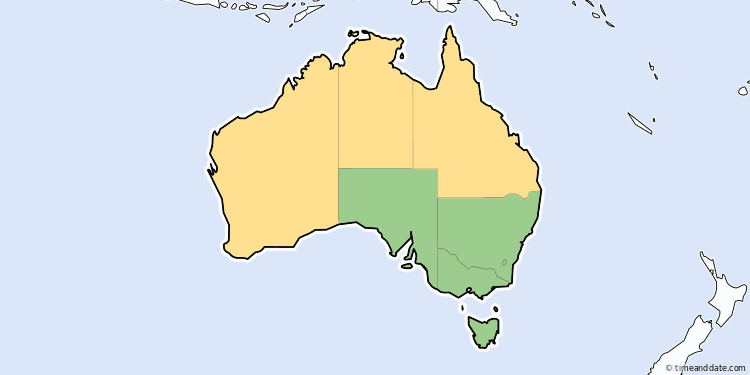 Daylight Saving Time 2021 in Australia
