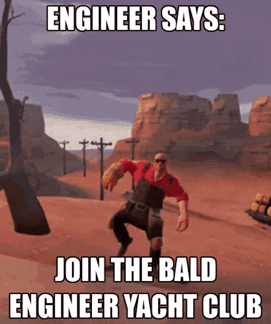 Engineer Engineer Tf2 GIF Engineer Engineer Tf2 Bald Engineer