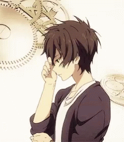 Anime Pensando Gif Anime Pensando Pensativo Discover Share Gifs