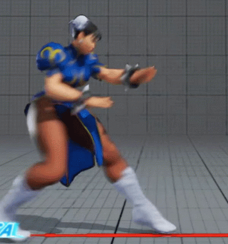 Chun Li Push GIF - Chun Li Push Shove - Discover & Share GIFs