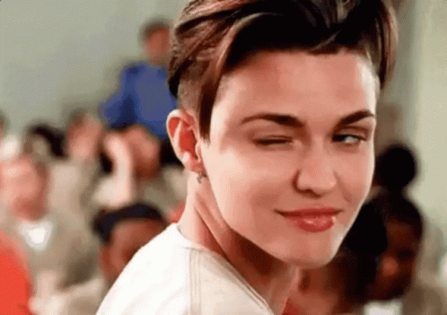 Manda Nudes / Ruby Rose / Sensualizando / Orange Is The New Black GIF