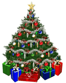 Christmas Tree Transparent Gifs Tenor