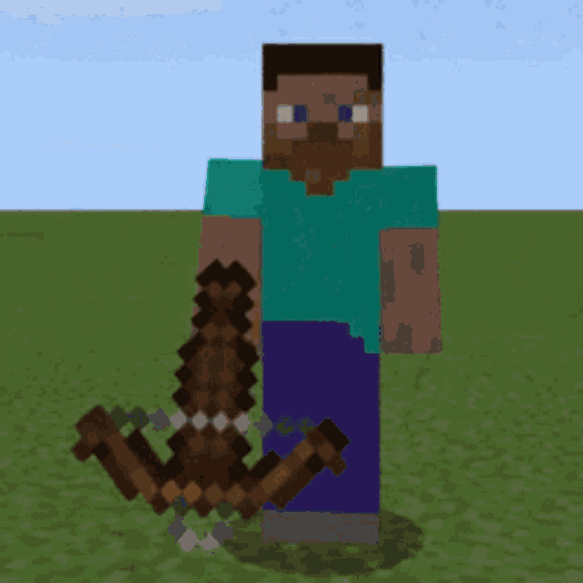 Crossbow Minecraft GIF Crossbow Minecraft Video Game Discover