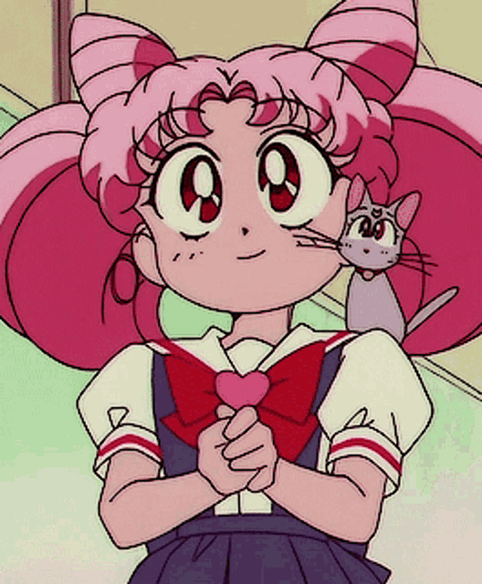 Chibiusa Cat GIF Chibiusa Cat Sailor Moon Discover & Share GIFs