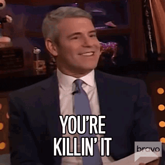Youre Killin It Andy Cohen GIF Youre Killin It Andy Cohen Watch What