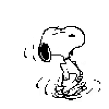 Snoopy Dance Emoticon Gifs Tenor