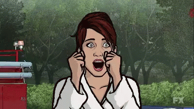 Ahhh GIF - Archer Cheryl Scared - Discover & Share GIFs