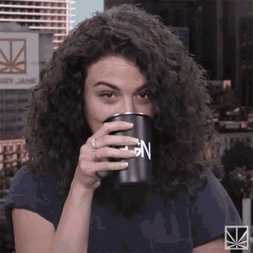 Sip Drinking GIF Sip Drinking Eyebrow Raise Discover & Share GIFs