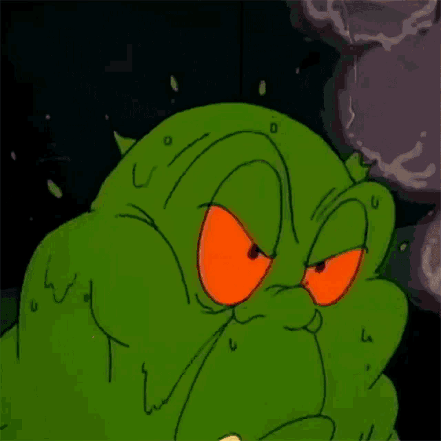 Scared Slimer GIF Scared Slimer Ghostbusters Discover & Share GIFs