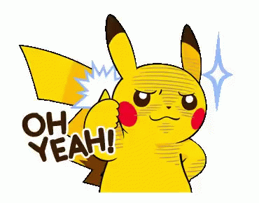 Pikachu Oh Yeah Sticker Pikachu Oh Yeah Sticker Descubre Comparte Gifs