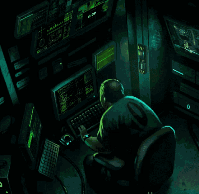Hacker Computer GIF Hacker Computer Cyberpunk Discover & Share GIFs