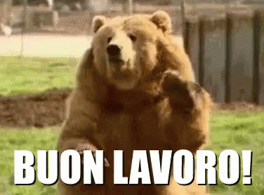 Buon Lavoro Ciao Buona Giorata Orso Bruno Buongiorno Lunedì Martedì Mercoledì Giovedì Gif - Have A Nice Day Godd Day Nice Day At Work - Descubre & Comparte Gifs 278_x_376_gif