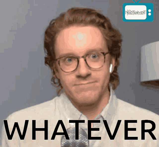 Nerdtainment David Marker GIF Nerdtainment David Marker Whatever