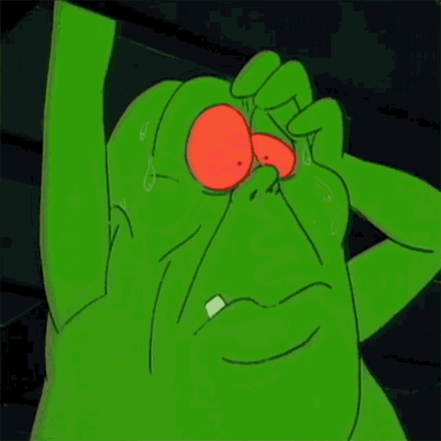 Nervous Slimer GIF Nervous Slimer Ghostbusters Discover & Share GIFs