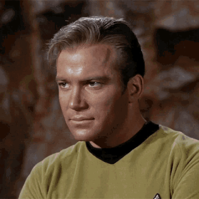 Surprised Captain Kirk GIF Surprised Captain Kirk Star Trek
