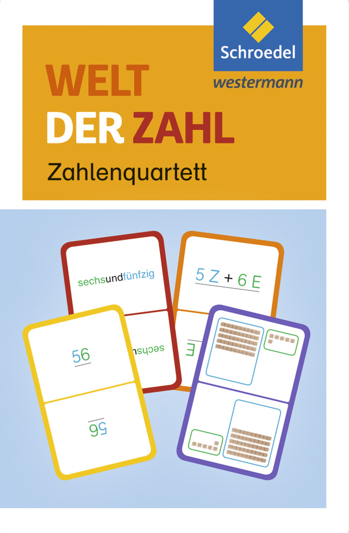 Welt der Zahl Zahlenquartett Zahldarstellungen (Zahlen bis 100