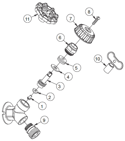 Woodford Outdoor Faucets - Model 21 Repair Parts Diagrams
