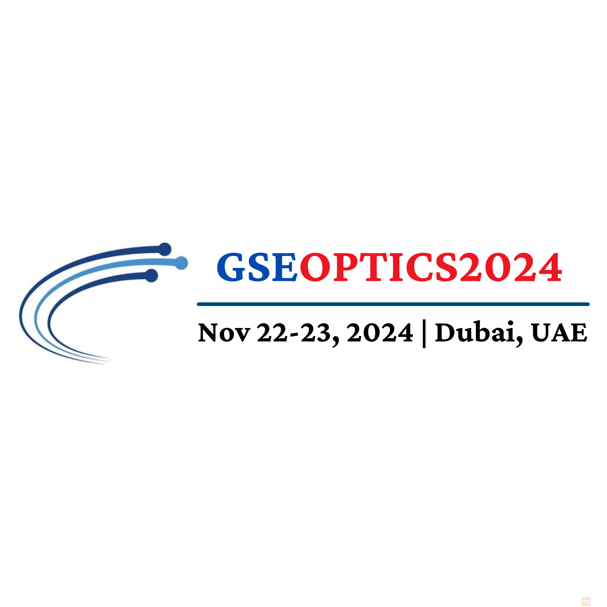 GSEOPTICS (Nov 2024), Global Summit and Expo on Lasers, Optics and