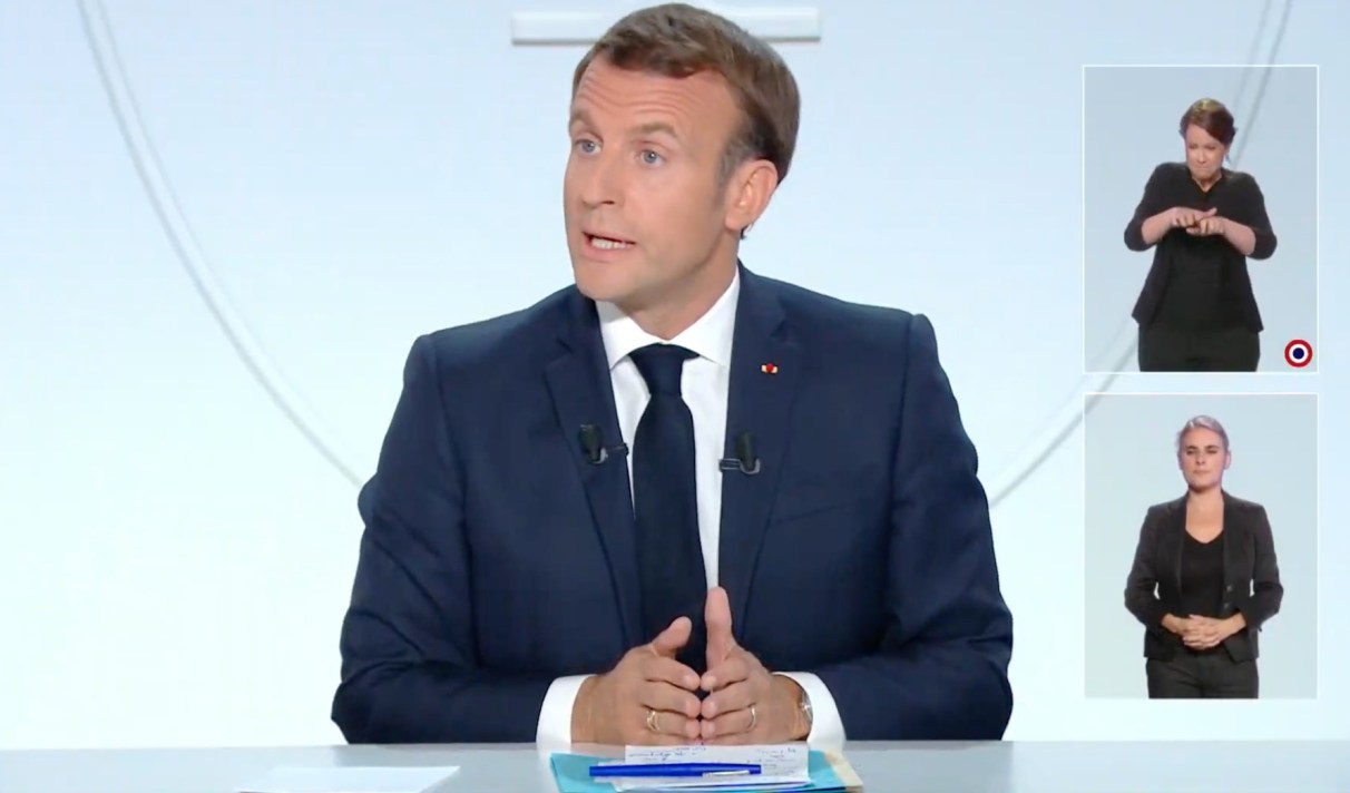 Discours Macron Heure 14 Octobre News Now Park