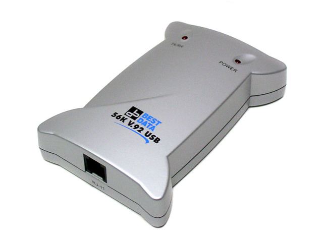 BEST DATA 56USBSL V.92 DATA/FAX SOFT MODEM 56Kbps USB V.92 lite (V.92 Functions Supported Except