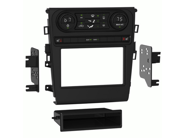 Metra 995854B Single or Double DIN Dash Kit for Ford Fusion 20152017 (with single zone climate