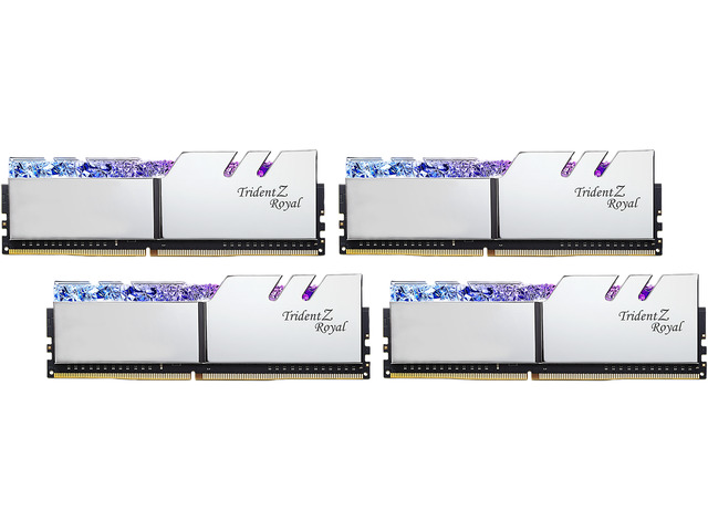 G.SKILL Trident Z Royal Series 128GB (4 x 32GB) 288Pin DDR4 SDRAM DDR4 3600 (PC4 28800) Intel