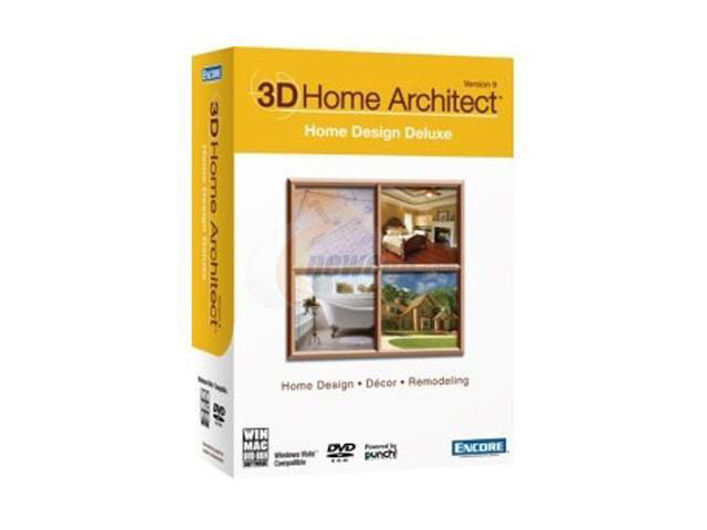 Encore Software 3D Home Architect Home Design Deluxe Version 9