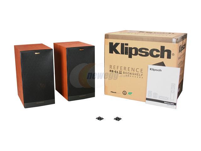 Klipsch Reference RB-61 II C Bookshelf Speaker, Cherry Pair - Newegg.com