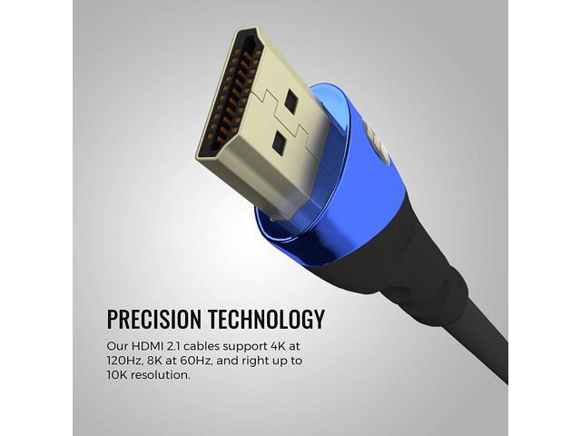 Monster Ultra HighSpeed 8K Cobalt HDMI 2.1 Cable at 48 Gbps 6 ft