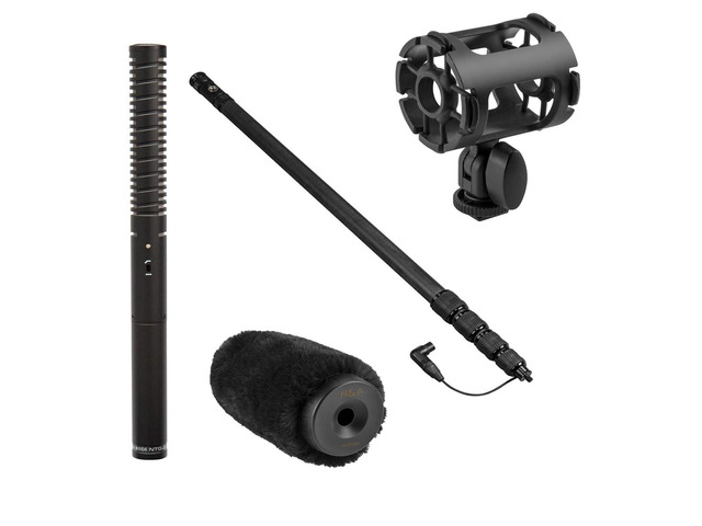 RODE NTG2 Battery or Phantom Powered Condenser Shotgun Microphone W/ACC