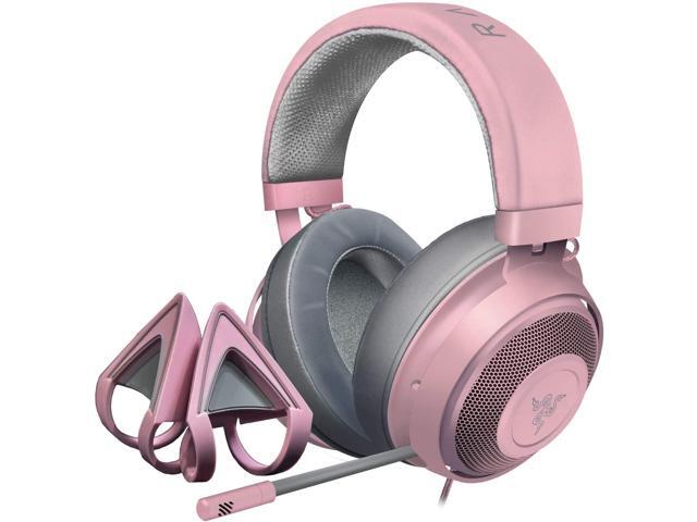 Razer Kraken 3.5mm Gaming Headset + Kitty Ears Bundle Lightweight
