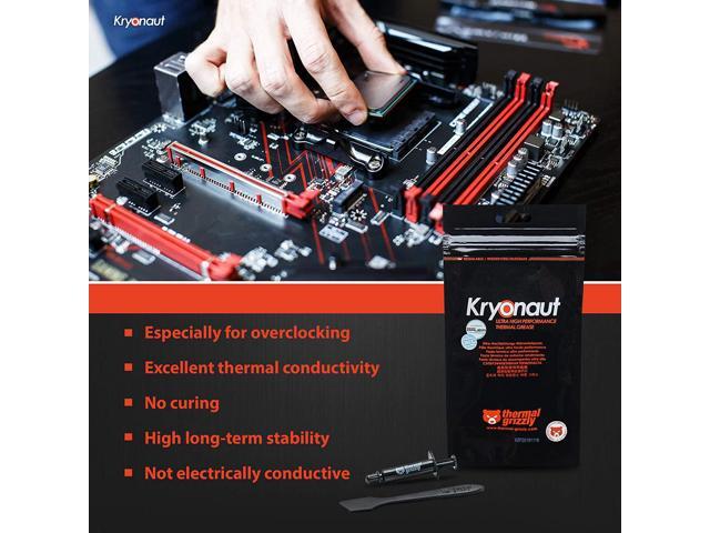 Thermal Grizzly Kryonaut Thermal Grease Paste 1.0 Gram Newegg.ca