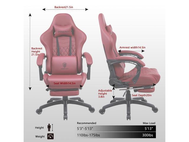 DOWINX Gaming Chair Office Desk Chair with Massage Lumbar