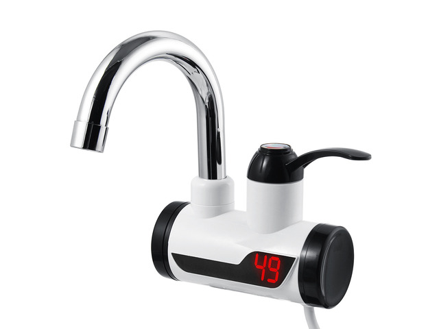 Lateral Inflow Instant Tankless Electric Hot Water Heater Faucet