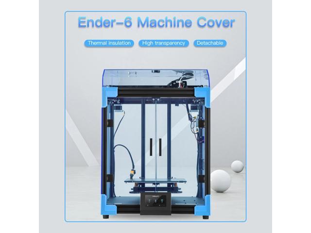 Original Creality 3d Ender 6 3d Printer Machine Top Cover With Auto Temperature Humidity Measurement Screen Display Keep Heat Enclosure Protection Cover Transparent Acrylic Detachable Design 180 Newegg Com