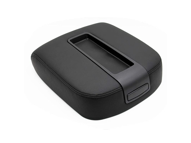 Black Center Console Lid Armrest Cover for Chevy Avalanche Silverado Tahoe GMC Yukon XL Sierra