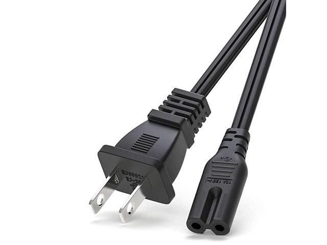 Listed 6Ft AC Power Cord for PS5 PS4 PS3 Playstation 4 SlimXbox One