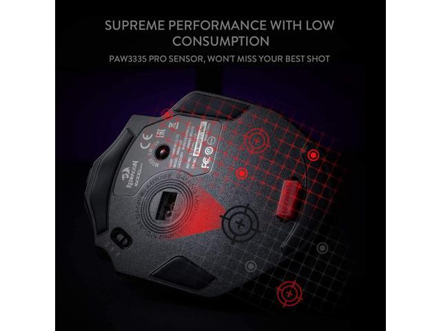Redragon M686 Wireless Gaming Mouse, 16000 DPI Wired/Wireless Gamer