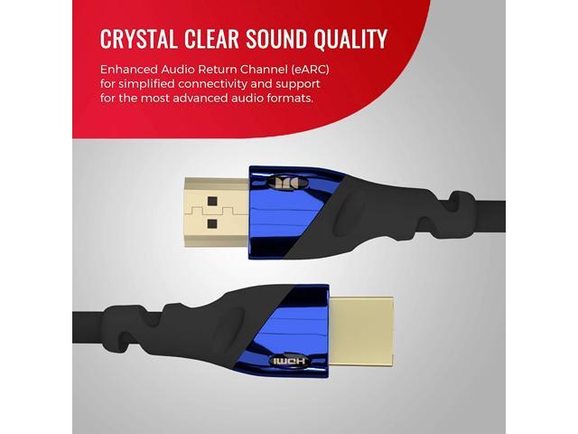 Monster Ultra HighSpeed 8K Cobalt HDMI 2.1 Cable at 48 Gbps 6 ft