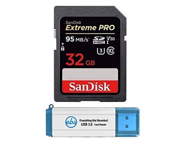 SanDisk 32GB SDHC SD Extreme Pro Memory Card Works with Canon EOS Rebel T5. T5i. T6. T6i. T7