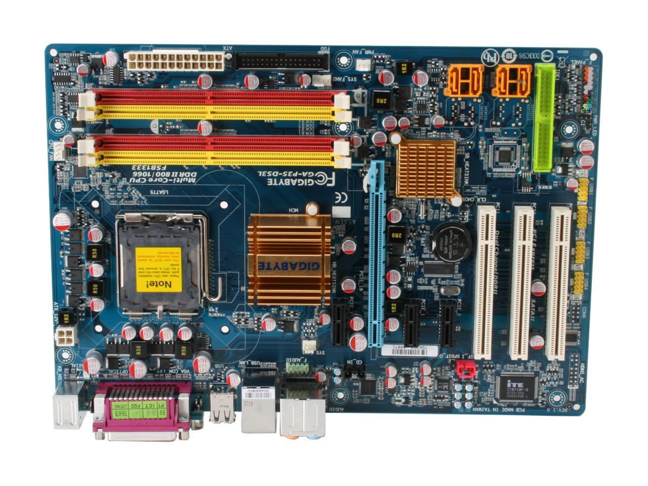 GIGABYTE GAP35DS3L LGA 775 ATX All Solid Capacitor Intel Motherboard